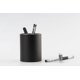 thumbnail image 3 of (negro) Alliage D'aluminium Crayon Pot Bureau, Bureau Rangement Mtal Et Aluminium Organisateur Rond Pour Le Bureau, L'cole, La Maison Et Les Enfant, 3 of 5