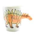 thumbnail image 2 of Taza con forma de dinosaurio, Taza con forma de dinosaurio de 400 ml, Taza de oficina, Taza de cerámica animal linda, Claridad notable, 2 of 8
