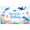 3A, variant on Marine Theme Birthday Banner Underwater Design Dolphin Illustration Jellyfish Decoration for Birthday Party Beach Event Kids Celebration