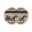 Brown, variant on Brown Black Bear Round 15 Inch Placemats Set of 2, Farmhouse Cabin Forest Vintage HeatResistant Non Slip Place Mats for Dining Table, Wipeable Braided Kitchen Table Mats for Housewarming