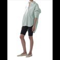 thumbnail image 3 of Camisas Casuales de Mujer, Camisa de Larga con Botones, Moda Deportiva. Verde L, 3 of 8