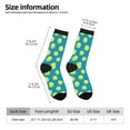 thumbnail image 4 of Goofa Ball Tennis Printed Men's Crew Socks, Soft Durable Breathable Moisture-Wicking with Odor Control Cotton socks, 4 of 9
