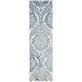 thumbnail image 2 of Safavieh Dip Dye Langdon Distressed Runner Rug, Blue/Ivory, 2'3" x 8', 2 of 6