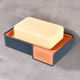 thumbnail image 1 of Jabonera De Ba O, Jabonera Con Drenaje, Jabonera Estilo Europeo, Tapa Incluida Drenaje Conectado, Dise O De Pl Stico, Para Uso Dom Stico, Mantiene El Jab N Seco, Jabonera, Accesorios De, 1 of 8