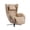 Mellow Sand, variant on NOUHAUS Aurora Genuine Leather Zero Gravity Heat Bluetooth Massage Chair Living Room Bedroom (Elder White)