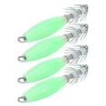 thumbnail image 2 of Jigs de Moufle, Acier Inoxydable Fluorescent Squid Hameçon Double Fil d'Acier Pêche Double Parapluie Hameçons Double Rangée Squid Hameçon pour la Pêche, 2 of 8