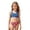 Blue, variant on Girls 4th of July Two Piece Swimsuit, American Flag Star Print Tank Top with Striped Bikini Bottom, Kids Summer Patriotic Swimwear for Independence Day Beach Pool Vacation Wear(Blue,11-12 Years)