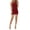 Wine, variant on purcolt Women's Ribbed Tank Dress Sleeveless Crew Neck Solid Color Bodycon Mini Dress Casual Slim Fit Club Party Short Dresses