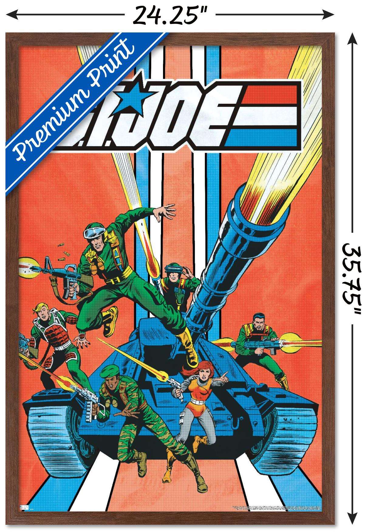 G.I. Joe - Tank Wall Poster, 22.375" x 34", Framed