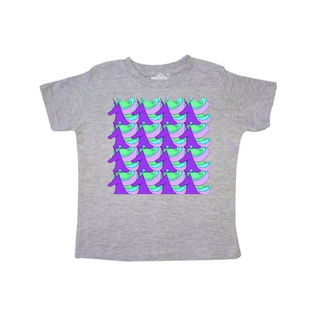 

Inktastic Purple Unicorn Pattern Gift Toddler Boy or Toddler Girl T-Shirt