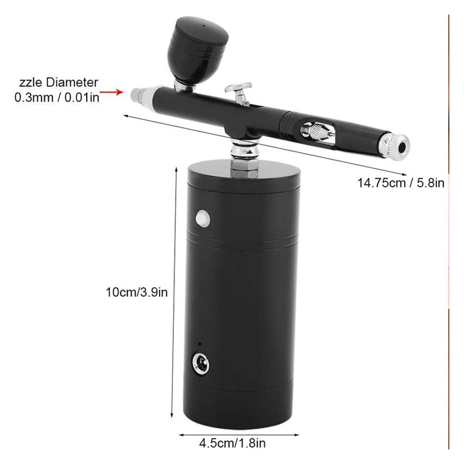 Portable Rechargeable Mini Air Gun Kit with Compressor Air-Brush Paint Spray Gun Airbrush Set For Nail Art Cake Fog Mist Sprayer ,User-Friendly Design