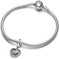 thumbnail image 4 of CHARM PLATA 925 CORAZON MUNDO FAMILIA GIRATORIO 554, 4 of 4