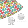 thumbnail image 3 of Fotbe colorful easter eggs Funda de Almohada Decorativa Estilo Occidental, Lujo en Algodón, Fundas para Almohadas King, Cojín Estampado para Decoración del Hogar-16"x24", 3 of 6