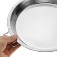 thumbnail image 3 of Plato de fideos de acero inoxidable, bandeja de arroz al vapor con mango, 2 uds., 3 of 6
