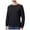 Navy, variant on YDLCAFD Men's Crew Neck Base Shirt Can Be Worn Over The Crew Neck Thermostatic Thickened Woolen Thermal Underwear
