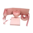 thumbnail image 1 of Tnarru Empty Flower Gift Box Chocolate Sweet Container Flower Arrangement Fashion Floral Packaging Fillable Gift Box for Valentines Pink, 1 of 8