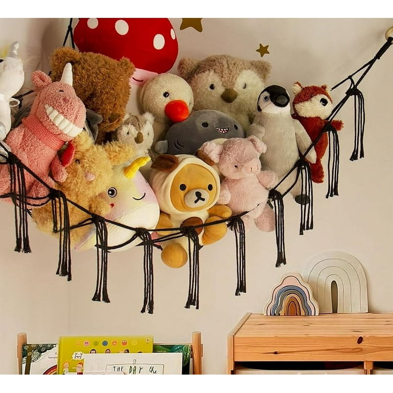 Plush Toy Storage Hammock Corner Net —— Large Toy Hanging