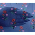 thumbnail image 4 of oneOone Viscose Chiffon Fabric Leaves & Floral Block Printed Fabric 1 Yard 42 Inch Wide, 4 of 4