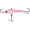 Bubblegum Tiger, variant on Northland Fishing Tackle Pitchin' Puppet Darting Premium Fishing Jig for Snap Jigging & Pitching Walleyes, 9/16 oz, Glo White