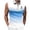 E Blue, variant on Nmnitkp Men's Zip Collar Sleeveless Golf Shirt, Gradient Polka Dot Breathable Athletic Tank Top for Golf, Fitness & Summer Casual Wear Blue,S