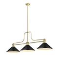 thumbnail image 2 of Melange 3 Light Chandelier Matte Black, 2 of 7