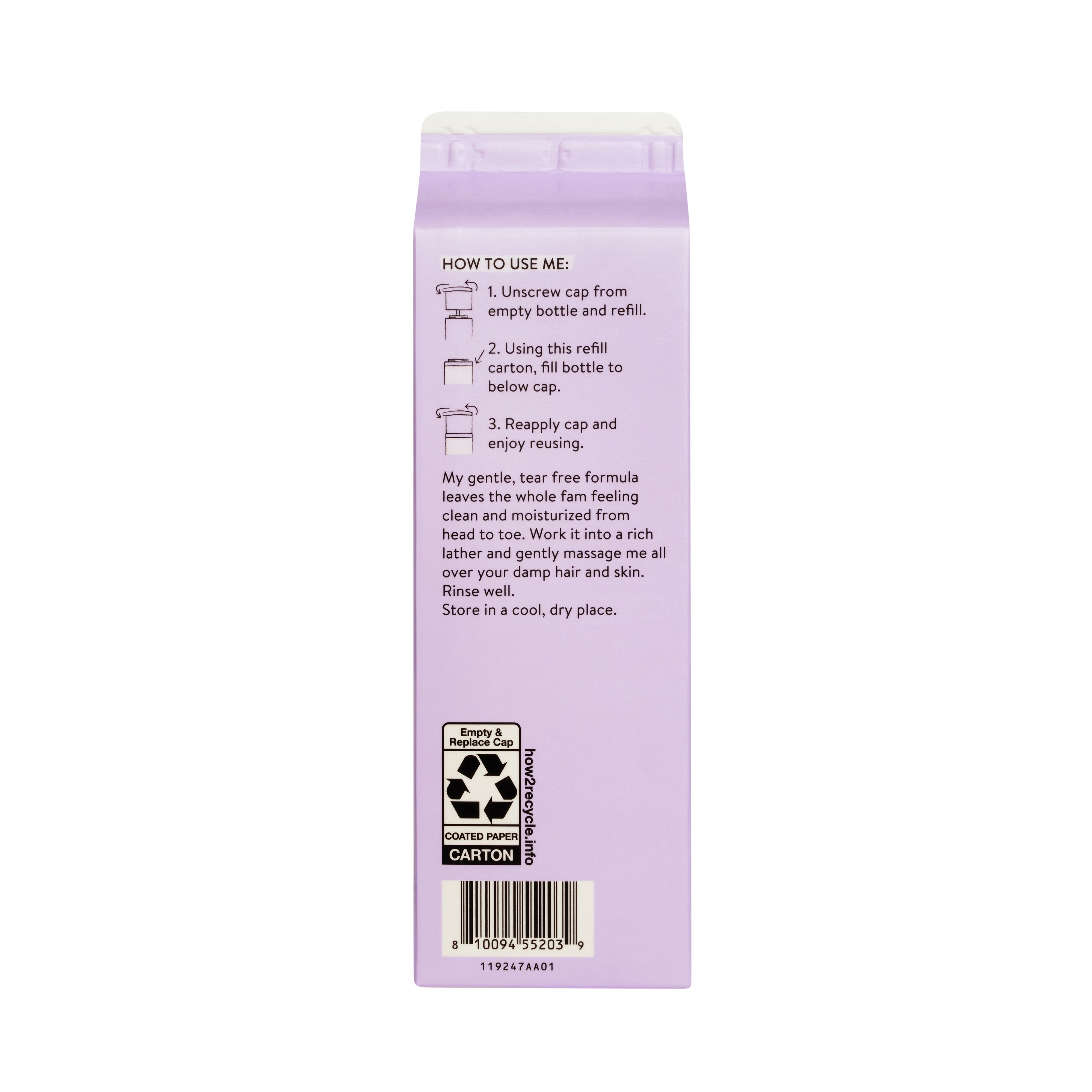 The Honest Company 2-in-1 Shampoo & Body Wash Refill, Lavender, 32 fl oz photo 3