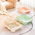 thumbnail image 7 of Semi-Closed Litter Tray, Open Cat Litter Boxes, Extra Large Anti-Splash Cat Litter Tray with Clear Flap and Litter Sifting Scoop, 7 of 7