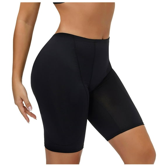 Bigersell Seamless Cheeky Underwear for Women Clearance Bikini Panties Women Tangas Panty Style P-1810 Spandex Shaping Panties Plus Size Thongs Ladies Briefs High Waist Women's Panties Black XXL