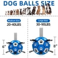 thumbnail image 4 of Balón de fútbol para perros QDAN duradero para perros pequeños y medianos de 15 cm, 4 of 8