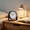 Black, variant on Small Desk Alarm Clock Silent Non-Ticking Analog Table Clock With Adjustable Stand Easy To Read For Bedroom Office, 3.9x3.9x1.4 Inch, 1 Clock