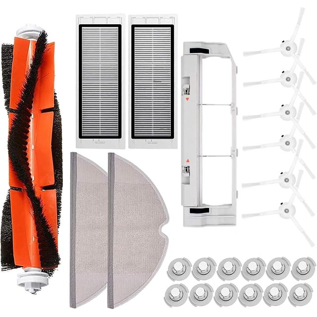 Accesorios para Robot aspirador Xiaomi Mi Roborock S55 S50 S51 S5 S6, Kit de 24 piezas