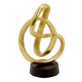 thumbnail image 1 of Plutus Brands PBTH92885 Sculpture en Métal avec Base&44; Or, 1 of 1