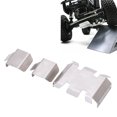 thumbnail image 3 of Chassis Armors RC Chassis Armor Set Acero inoxidable a prueba de herrumbre Fácil instalación Chasis Armor Protection Placa protectora para MST CFX 1 10 RC Car Silver ANGGREK Otros, 3 of 8