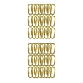 thumbnail image 4 of Matsuzay 24 Piezas de Metal D Anillo de Bloqueo Mosquetón Llavero Ganchos de Bloqueo Resorte Oro, 4 of 6