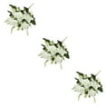 thumbnail image 4 of Transemion 1/2/3/5 Realistic Appearance Artificial Flower Low Maintenance For Life Elegant Hennessy Cape Rose1 3PCS, 4 of 6