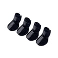 thumbnail image 2 of 2 Pairs, Dog Shoes for Hot Pavement Small Dogs Breathable Mesh Small Dog Shoes Black Non-Slip Dog Booties and Paw Protectors with Reflective Strip Adjustable Straps for Outdoor, 2 of 6