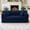 Blue, variant on 79" Retro Corduroy Deep Seat Sofa Bed, Compressed Sofa Bed with No Assembly, Luxury Sofa Bed with High Density Foam for apartment home office, Blue