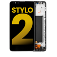 thumbnail image 1 of Ensemble de Remplacement LCD avec Cadre Compatible pour LG G Stylo 2 (Rénové) (Noir), 1 of 4