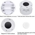 thumbnail image 4 of 3pack Led Motion Sensor Lights Indoor, Closet Lights, Battery Operated Night Light, Wireless Wall Lamp For Stairs, Hallway, Garage, Entryway (cool Whi, 4 of 5