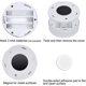 thumbnail image 4 of 3pack Led Motion Sensor Lights Indoor, Closet Lights, Battery Operated Night Light, Wireless Wall Lamp For Stairs, Hallway, Garage, Entryway (cool Whi, 4 of 5