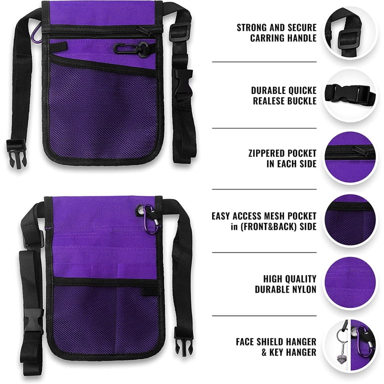 ASA TECHMED Durable Nurse Travel Bag with Nursing Supplies