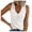 White, variant on Women Summer Tops Women's V-neck undershirt sleeveless button-down casual undershirt shirt T-shirt Camisole Tops with Shelf Bra Outdoor Apparel Big Foam Spaghetti Top Cropped Camisole for White S