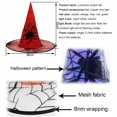 thumbnail image 6 of Uutvmp Halloween Decorations Witch Hat, Upgraded 8 Pcs Hanging Lighted Glowing Witch Hat Decorations, Lights String with 8 Lighting Modes, Halloween Party Indoor Outdoor Yard Tree Decorations, 6 of 8