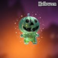 thumbnail image 2 of Halloween Glitter Pumpkin Squishy Toy with Slow Rising Squeeze Design, Green, for Kids and Adults, Relaxation Squeeze Toy, 2 of 3