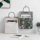 thumbnail image 2 of Bolsa organizadora para colgar en la pared, cesta de lona para almacenamiento con bolsillo lateral de malla, organizador decorativo, 2 of 3