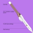 thumbnail image 3 of Conair Double Ceramic Curling Iron, ¾”, Tight Curls, LED Heat Settings, Rose Gold, 1 Count, 3 of 11