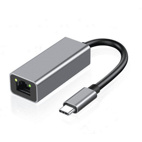 USB-C to Ethernet Adapter, USB Type-C (Thunderbolt 3) to Usb-c port RJ45 Gigabit Ethernet LAN Network Adapter Compatible for MacBook Pro 2019/2018/2017, MacBook Air and More