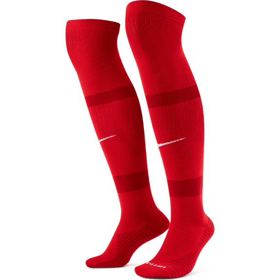 Nike MatchFit Knee-High Soccer Socks (Scarlet, XS)