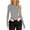 Grey, variant on yunLCZ Womens Long Sleeve Shirts Womens Long Sleeve Shirts Basic Tees Crop Tops Going Out Spring 2025 Workout Outfits Y2k Clothes Going Out Fashion Clothes