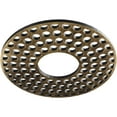 thumbnail image 2 of 18"OD x 6 1/2"ID x 1/2"P Fink Architectural Grade PVC Pierced Ceiling Medallion, Antiqued Brass, 2 of 6